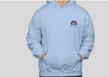 Long Sleeve Classic Cotton Hoodie Light Blue  (Gildan 50/50 MidWeight)