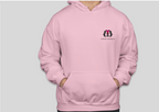 Long Sleeve Classic Cotton Hoodie pink  (Gildan 50/50 MidWeight)